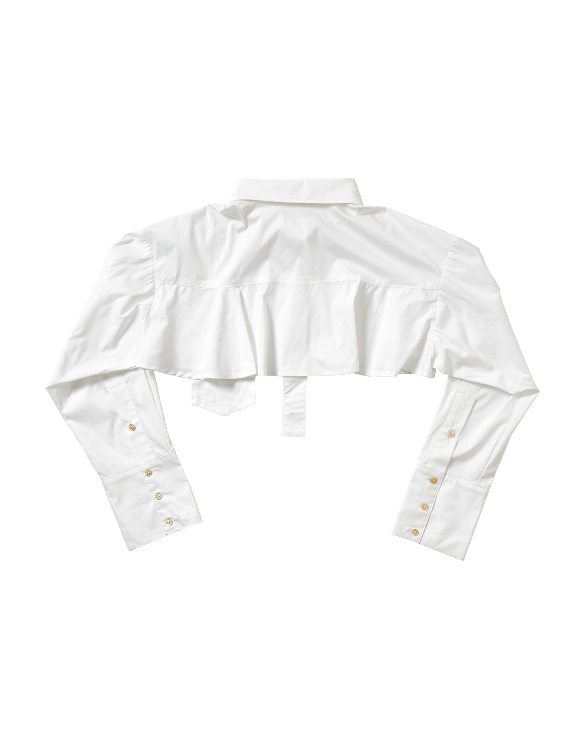 CROPPED COLLARED SHIRT