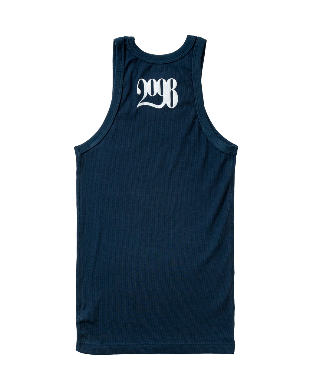 NAVY GRAPHIC TANK TOP